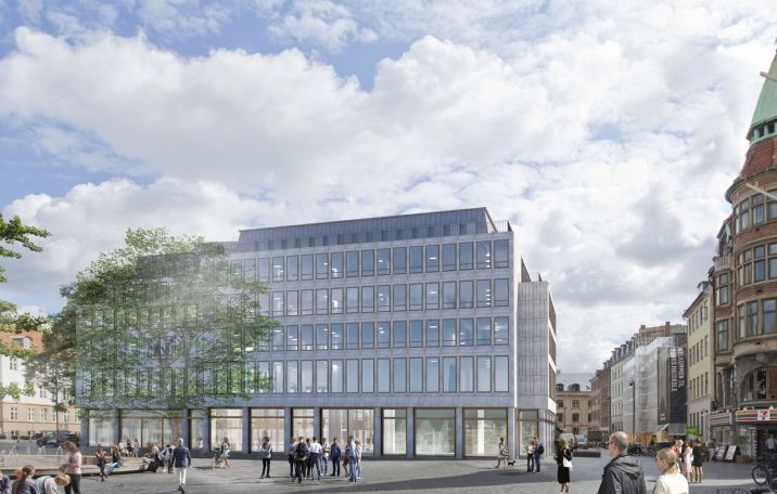 Topmoderne kontorer på Kultorvet i Knud Højgaards Hus