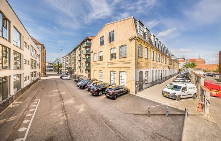 Kontor eller showroom i konfektionsfabrik på Frederiksberg
