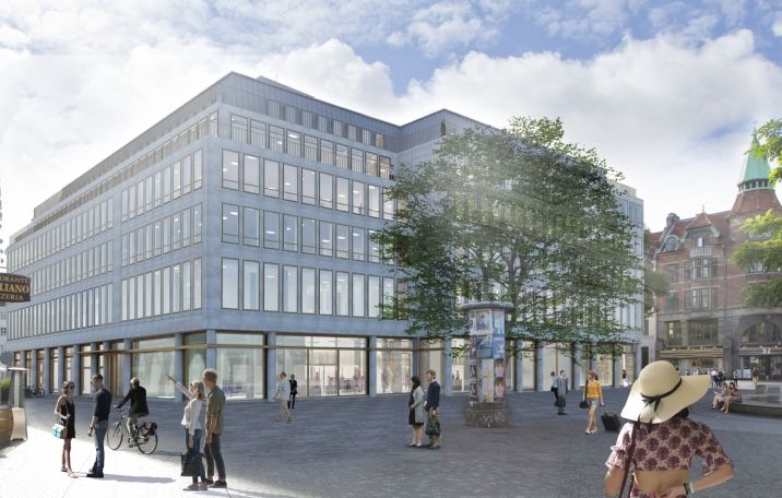 Topmoderne kontorer på Kultorvet i Knud Højgaards Hus