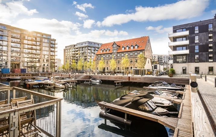 Citykontor i Københavns nye kanalby
