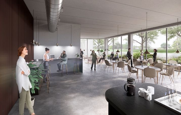Arkitekttegnet kontorlejemål i Københavns nye internationale erhvervskvarter