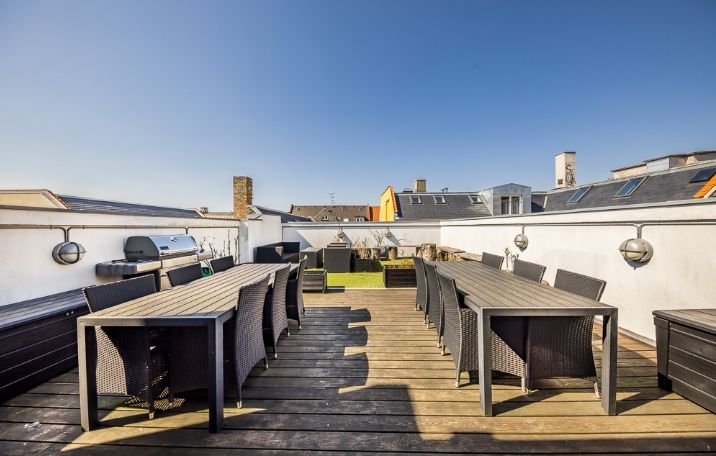 294 m² kontorlejemål med terrasse i hipt kvarter ved Sortedam Dossering
