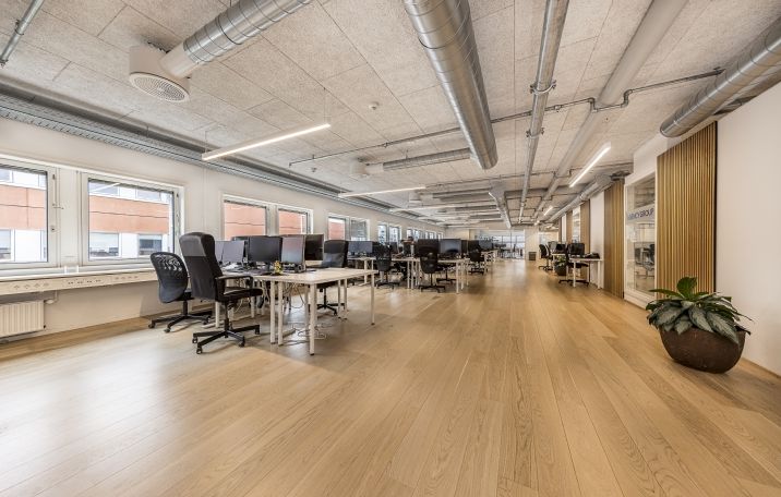 Østbanegade. Østerbro. Kontorlejemål. Fælles faciliteter. Nordhavn.   