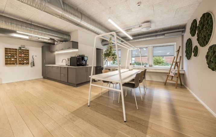 Ledigt kontorlejemål på Østbanegade , København Ø 