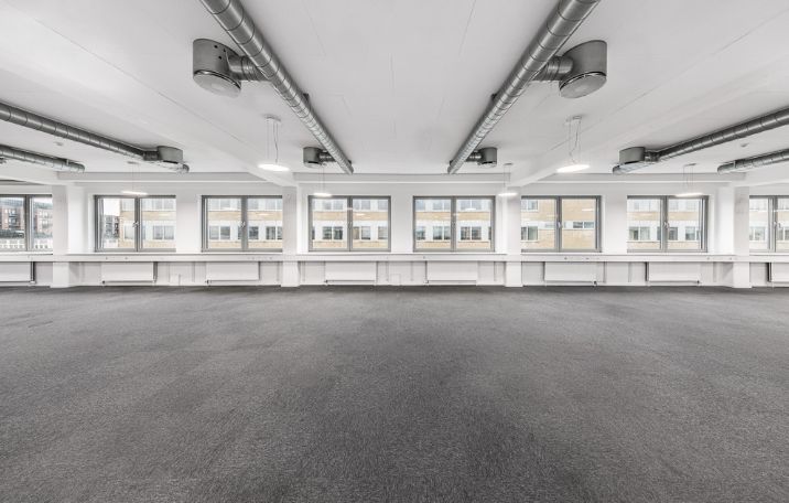 Ledigt kontorlejemål på Bygmestervej, København NV