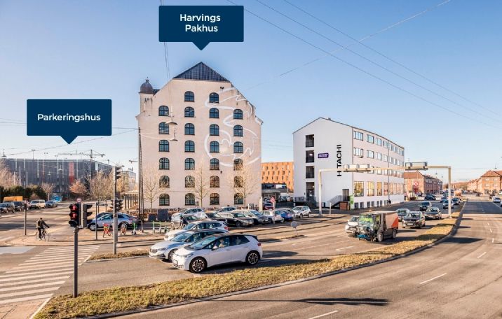 Ledigt kontorlejemål på Scandiagade , København SV