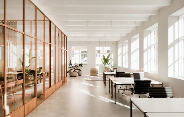 Kontorer til leje på Frederiksberg, fælles kantine, tagterrasser, kontorudlejning