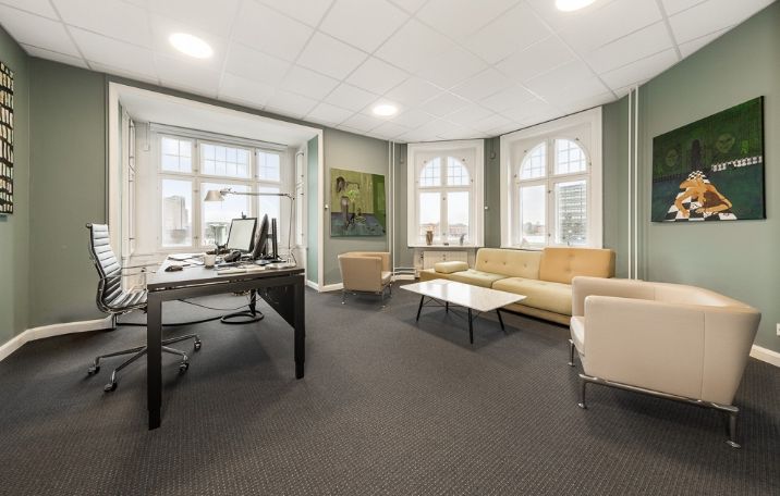 Ledigt kontorlejemål på Christians Brygge, København V