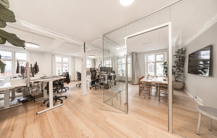 Ledigt kontorlejemål på Wilders Plads, København K