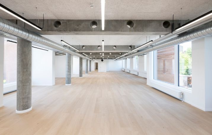 1080m² istandsat lejemål på Østerbro