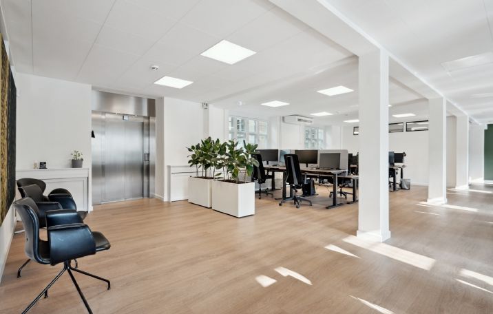 Ledigt kontorlejemål på Nørre Søgade, København K