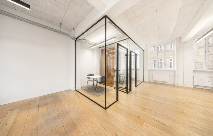 Ledigt kontorlejemål på Struenseegade, København N